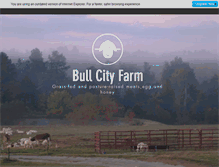 Tablet Screenshot of bullcityfarm.com